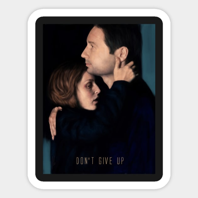 Don't give up Sticker by lunenn